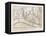 Map Showing Roman London (Londinium) with Its Grid of Straight Roads-null-Framed Stretched Canvas