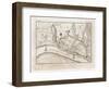 Map Showing Roman London (Londinium) with Its Grid of Straight Roads-null-Framed Photographic Print