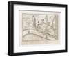 Map Showing Roman London (Londinium) with Its Grid of Straight Roads-null-Framed Photographic Print