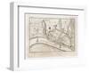 Map Showing Roman London (Londinium) with Its Grid of Straight Roads-null-Framed Photographic Print