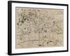 Map Showing Surrey and Kent-null-Framed Giclee Print