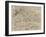 Map Showing Surrey and Kent-null-Framed Giclee Print