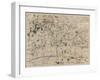 Map Showing Surrey and Kent-null-Framed Giclee Print