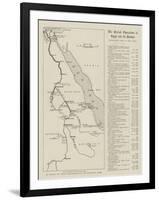 Map Showing the British Operations in Egypt and the Soudan, 1882-1898-null-Framed Giclee Print