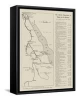 Map Showing the British Operations in Egypt and the Soudan, 1882-1898-null-Framed Stretched Canvas