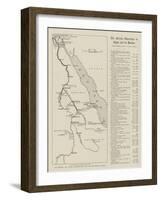 Map Showing the British Operations in Egypt and the Soudan, 1882-1898-null-Framed Giclee Print