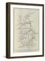 Map Showing the Disputed Frontier Between Russian Turkestan and Afghanistan-null-Framed Giclee Print