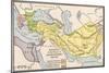 Map Showing the Divisions of the Empire of Alexander the Great After His Death-null-Mounted Giclee Print