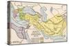 Map Showing the Divisions of the Empire of Alexander the Great After His Death-null-Stretched Canvas