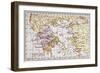 Map Showing the Extent of the Greek Empire and the Surrounding Territories-null-Framed Art Print