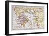 Map Showing the Extent of the Greek Empire and the Surrounding Territories-null-Framed Art Print