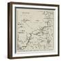 Map Showing the French Expedition's Line of March to Fashoda-null-Framed Giclee Print