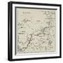 Map Showing the French Expedition's Line of March to Fashoda-null-Framed Giclee Print