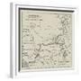 Map Showing the French Expedition's Line of March to Fashoda-null-Framed Giclee Print