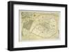 Map Showing the Growth of Paris from Its Earliest Origins to the Latest Projects Under Napoleon III-Felix Benoist-Framed Premium Photographic Print