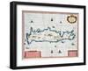 Map Showing the Island of Crete, C.1570-Abraham Ortelius-Framed Premium Giclee Print