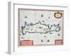 Map Showing the Island of Crete, C.1570-Abraham Ortelius-Framed Premium Giclee Print