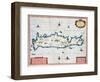 Map Showing the Island of Crete, C.1570-Abraham Ortelius-Framed Giclee Print