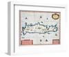 Map Showing the Island of Crete, C.1570-Abraham Ortelius-Framed Giclee Print