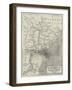Map Showing the New Frontier Line Between Russia and Turkey as Settled by the Treaty, 30 March 1856-John Dower-Framed Giclee Print