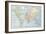 Map Showing the Principal World Trade Shipping Routes, 1912-null-Framed Giclee Print