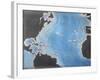 Map Showing the Route of Christopher Columbus on His First Voyage to the New World-Spanish-Framed Giclee Print