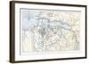 Map Showing the Siege of Sevastopol, Crimean War, 1854-1855-Robert Walker-Framed Giclee Print