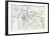 Map Showing the Siege of Sevastopol, Crimean War, 1854-1855-Robert Walker-Framed Giclee Print