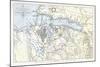 Map Showing the Siege of Sevastopol, Crimean War, 1854-1855-Robert Walker-Mounted Giclee Print