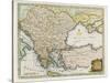 Map Showing Turkey in Europe and Its Neighbouring European States of the Balkans-T. Conder-Stretched Canvas