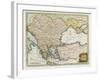 Map Showing Turkey in Europe and Its Neighbouring European States of the Balkans-T. Conder-Framed Art Print