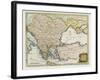 Map Showing Turkey in Europe and Its Neighbouring European States of the Balkans-T. Conder-Framed Art Print