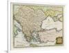 Map Showing Turkey in Europe and Its Neighbouring European States of the Balkans-T. Conder-Framed Art Print