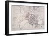 Map: Siege Of Atlanta 1864-null-Framed Giclee Print