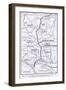 Map to Illustrate the Great Russian Advance in the Spring and Summer of 1916-null-Framed Giclee Print