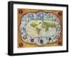 Map Tracing Magellan's World Voyage, Once Owned by Charles V, 1545-Battista Agnese-Framed Giclee Print