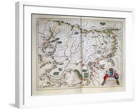 Map -Transylvania Sibenburgen-null-Framed Giclee Print