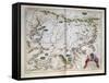 Map -Transylvania Sibenburgen-null-Framed Stretched Canvas