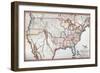 Map: United States, 1820-null-Framed Giclee Print