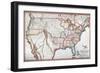 Map: United States, 1820-null-Framed Giclee Print