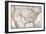 Map: United States, 1820-null-Framed Giclee Print