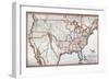 Map: United States, 1820-null-Framed Giclee Print