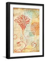 Map Wallflower I-Elizabeth Medley-Framed Art Print