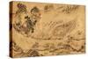 Map with a Russian Camp in Eastern Siberia, 1689-1722-null-Stretched Canvas