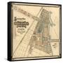 Map: World's Fair, 1893-null-Framed Stretched Canvas