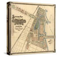 Map: World's Fair, 1893-null-Stretched Canvas