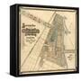 Map: World's Fair, 1893-null-Framed Stretched Canvas