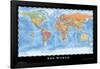 Map - World-Trends International-Framed Poster