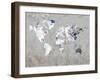 Map Your Adventures-Sheldon Lewis-Framed Art Print