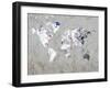 Map Your Adventures-Sheldon Lewis-Framed Art Print